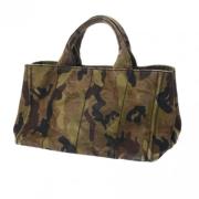 Pre-owned Canvas prada-bags Prada Vintage , Green , Dames