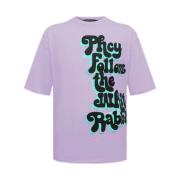 Industrie T-shirt met logo print Charles Design , Purple , Heren