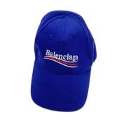 Pre-owned Cotton hats Balenciaga Vintage , Blue , Dames