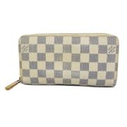 Pre-owned Fabric wallets Louis Vuitton Vintage , White , Dames