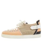 Pre-owned Leather sneakers Christian Louboutin Pre-owned , Multicolor ...