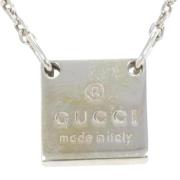 Pre-owned Silver necklaces Gucci Vintage , Gray , Dames