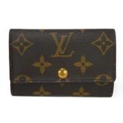 Pre-owned Fabric key-holders Louis Vuitton Vintage , Brown , Dames