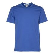 Logo Achterkant Katoenen Jersey T-shirts Polos Comme des Garçons , Blu...