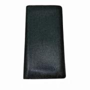 Pre-owned Leather wallets Louis Vuitton Vintage , Black , Dames