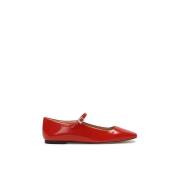 Rode ballerina's met Mary Jane-stijl bandje Kazar Studio , Red , Dames