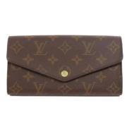 Pre-owned Canvas wallets Louis Vuitton Vintage , Brown , Dames