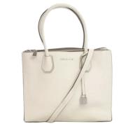 Pre-owned Leather shoulder-bags Michael Kors Pre-owned , White , Dames