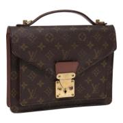 Pre-owned Canvas louis-vuitton-bags Louis Vuitton Vintage , Brown , Da...