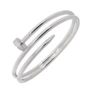 Pre-owned White Gold bracelets Cartier Vintage , Gray , Dames