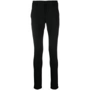 Zwarte Slim Fit Broek Dondup , Black , Heren