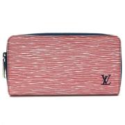 Pre-owned Leather wallets Louis Vuitton Vintage , Red , Dames