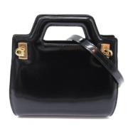 Pre-owned Leather handbags Salvatore Ferragamo Pre-owned , Black , Dam...