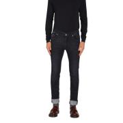 Slim-fit Denim Broek voor Mannen Mason's , Blue , Heren