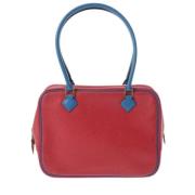 Pre-owned Leather handbags Hermès Vintage , Red , Dames