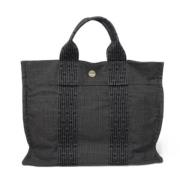 Pre-owned Nylon handbags Hermès Vintage , Gray , Dames