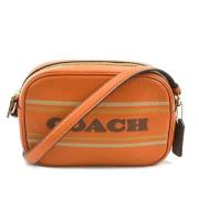 Pre-owned Leather shoulder-bags Coach Pre-owned , Orange , Dames