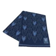 Pre-owned Wool scarves Louis Vuitton Vintage , Blue , Dames