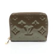 Pre-owned Fabric wallets Louis Vuitton Vintage , Green , Dames