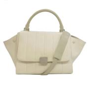 Pre-owned Canvas handbags Celine Vintage , White , Dames