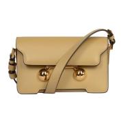 Mini Schoudertas Marni , Brown , Dames