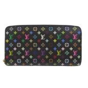 Pre-owned Canvas wallets Louis Vuitton Vintage , Black , Dames