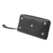 Pre-owned Leather wallets Salvatore Ferragamo Pre-owned , Black , Dame...