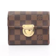 Pre-owned Coated canvas wallets Louis Vuitton Vintage , Brown , Dames