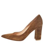 Pre-owned Leather heels Gianvito Rossi Pre-owned , Brown , Dames