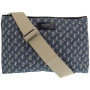 Pre-owned Canvas shoulder-bags Jimmy Choo Pre-owned , Blue , Dames