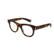 Klassieke Zwarte Leren Schoudertas Saint Laurent , Brown , Unisex