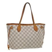 Pre-owned Canvas shoulder-bags Louis Vuitton Vintage , White , Dames