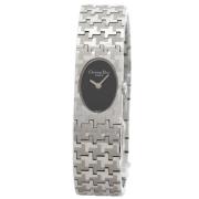 Pre-owned Stainless Steel watches Dior Vintage , Black , Dames