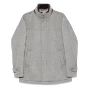 Cashmere Ritsjas Herno , Gray , Heren