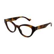 Stijlvolle zonnebril voor mode-liefhebbers Gucci , Brown , Unisex