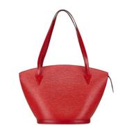 Pre-owned Leather louis-vuitton-bags Louis Vuitton Vintage , Red , Dam...