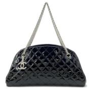 Pre-owned Leather chanel-bags Chanel Vintage , Black , Dames