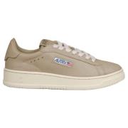 Vintage beige leren sneakers Autry , Beige , Heren