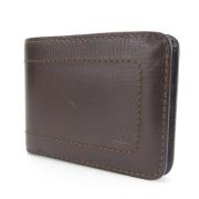 Pre-owned Leather wallets Louis Vuitton Vintage , Brown , Heren