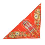 Pre-owned Silk scarves Hermès Vintage , Multicolor , Dames