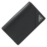 Pre-owned Leather wallets Prada Vintage , Black , Dames