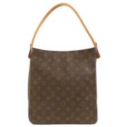 Pre-owned Fabric louis-vuitton-bags Louis Vuitton Vintage , Brown , Da...