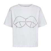 Witte Muse Top & T-Shirt met Similisten Copenhagen Muse , White , Dame...