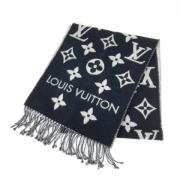 Pre-owned Fabric scarves Louis Vuitton Vintage , Black , Dames