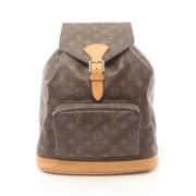 Pre-owned Canvas backpacks Louis Vuitton Vintage , Brown , Dames