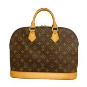 Pre-owned Fabric louis-vuitton-bags Louis Vuitton Vintage , Brown , Da...