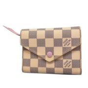 Pre-owned Fabric wallets Louis Vuitton Vintage , White , Dames