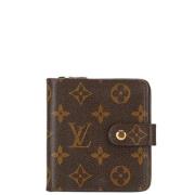 Pre-owned Plastic wallets Louis Vuitton Vintage , Brown , Dames