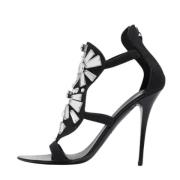 Pre-owned Canvas sandals Giuseppe Zanotti Pre-owned , Black , Dames