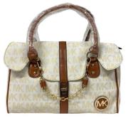 Pre-owned Canvas shoulder-bags Michael Kors Pre-owned , White , Dames